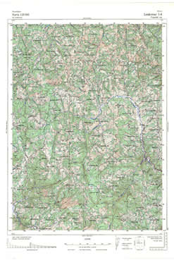 Topografske Karte  Srbije Leskovac 1:25000 