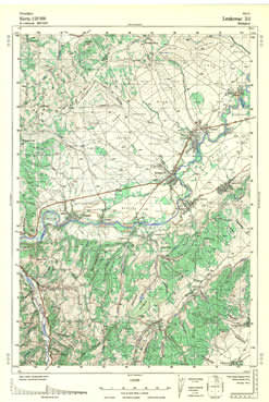 Topografske Karte  Srbije Leskovac 1:25000 
