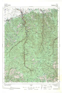 Topografske Karte  Srbije Leskovac 1:25000 