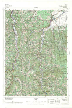 Topografske Karte  Srbije Leskovac 1:25000 