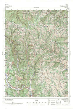 Topografske Karte  Srbije Leskovac 1:25000 