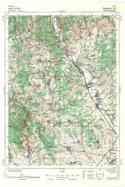 Topografske Karte  Srbije Leskovac 1:25000 