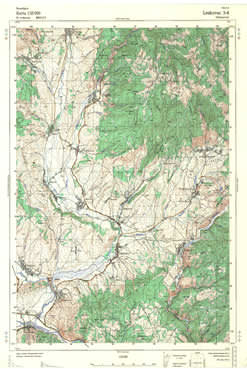 Topografske Karte  Srbije Leskovac 1:25000 