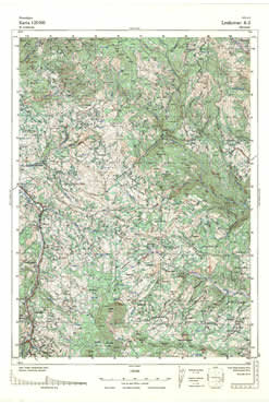 Topografske Karte  Srbije Leskovac 1:25000 