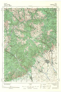Topografske Karte  Srbije Leskovac 1:25000 