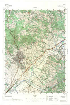 Topografske Karte  Srbije Leskovac 1:25000 