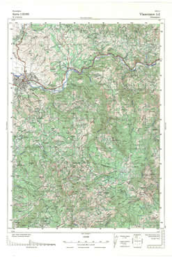 Topografske Karte  Srbije Vlasotince 1:25000 