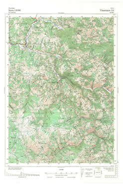 Topografske Karte  Srbije Vlasotince 1:25000 