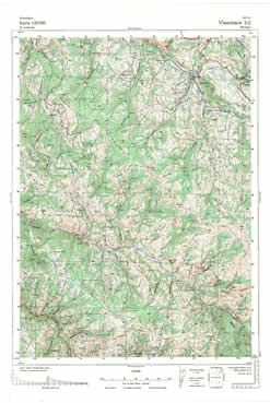 Topografske Karte  Srbije Vlasotince 1:25000 