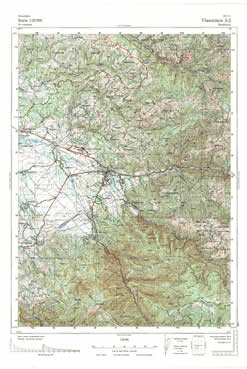 Topografske Karte  Srbije Vlasotince 1:25000 