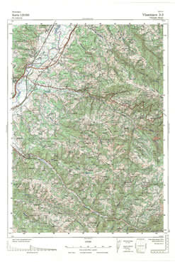 Topografske Karte  Srbije Vlasotince 1:25000 