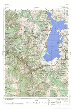 Topografske Karte  Srbije Vlasotince 1:25000 