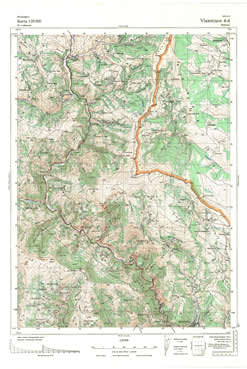 Topografske Karte  Srbije Vlasotince 1:25000 