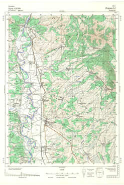 Topografske Karte  Kosovo 1:25000 Prizren