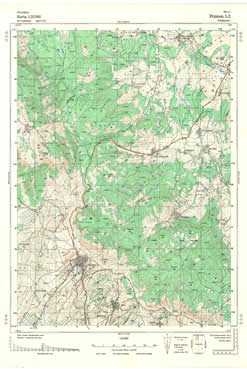 Topografske Karte  Kosovo 1:25000 Prizren