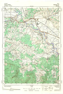 Topografske Karte  Kosovo 1:25000 Prizren