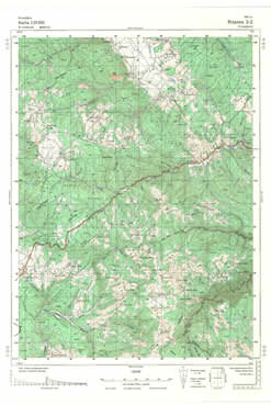 Topografske Karte  Kosovo 1:25000 Prizren