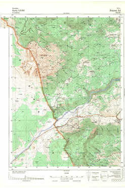 Topografske Karte  Kosovo 1:25000 Prizren