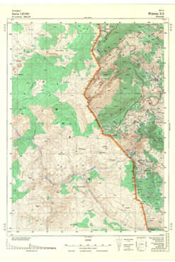 Topografske Karte  Kosovo 1:25000 Prizren