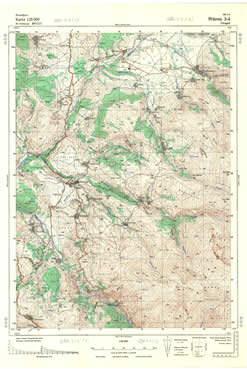 Topografske Karte  Kosovo 1:25000 Prizren