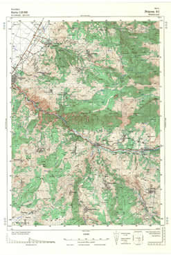 Topografske Karte  Kosovo 1:25000 Prizren
