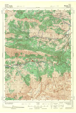 Topografske Karte  Kosovo 1:25000 Prizren