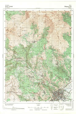 Topografske Karte  Kosovo 1:25000 Prizren