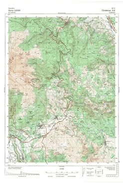 Topografske Karte  Kosovo 1:25000 Uroševac