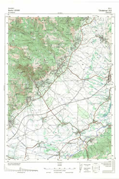 Topografske Karte  Kosovo 1:25000 Uroševac