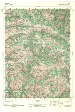 Topografske Makedonije 1:25000 Kriva Palanka