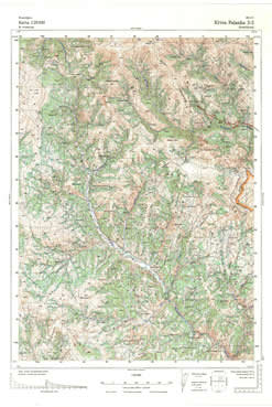 Topografske Makedonije 1:25000 Kriva Palanka