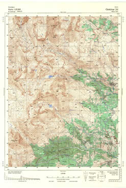 Topografske Makedonije 1:25000 Gostivar