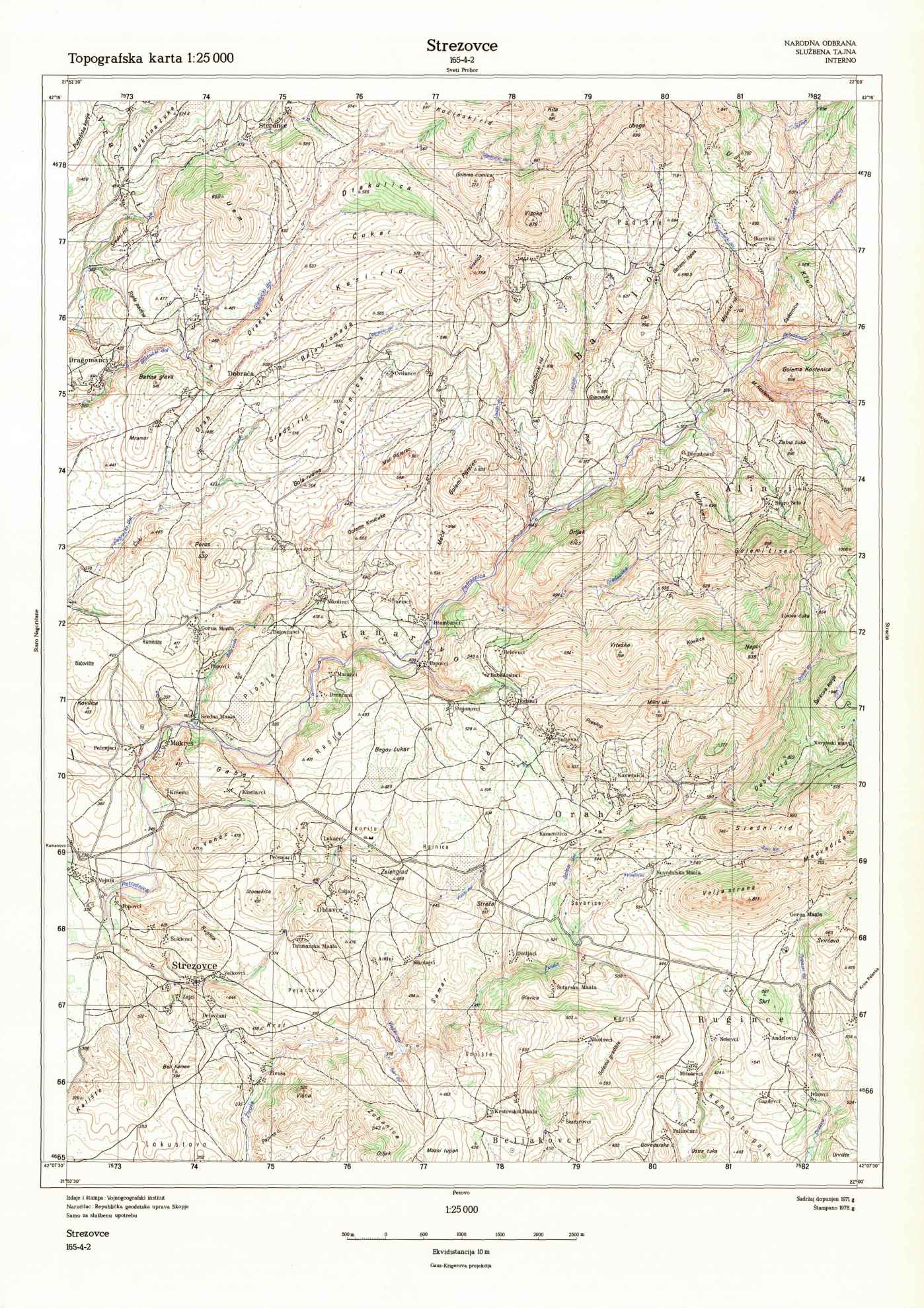 Strezovce, Kanarevo, Dragomanci.